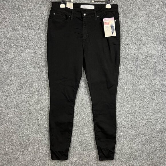 NWT SIGNATURE BY‎ LEVI STRAUSS Simply Stretch Mid Rise Skinny Jean Sz 12M W31 - Picture 1 of 8